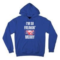 Christmas IM So Freaking Merry Scary Chihuahua Dog Gift Tall Hoodie