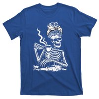 Coffee Ing Skeleton Lazy Diy Halloween Costume Gift T-Shirt