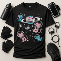 Cats In Space Transsexual Pride Month Lgbt Performance Shirt