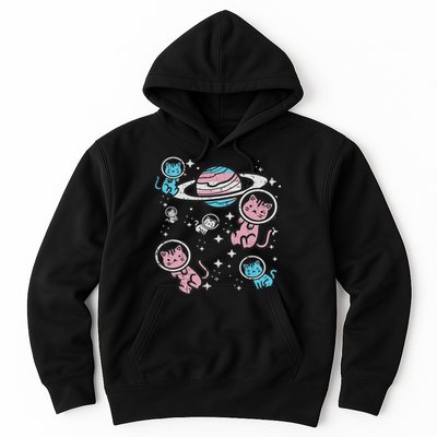 Cats In Space Transsexual Pride Month Lgbt Hoodie