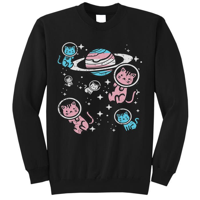 Cats In Space Transsexual Pride Month Lgbt Sweatshirt