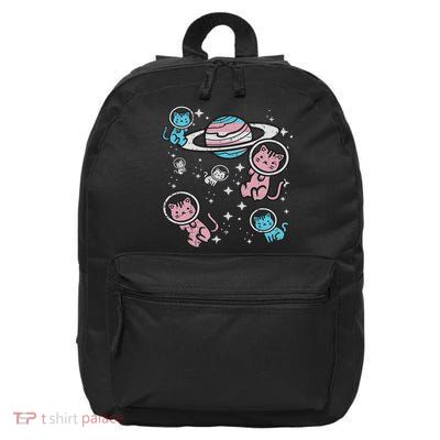 Cats In Space Transsexual Pride Month Lgbt 16 in Basic Backpack