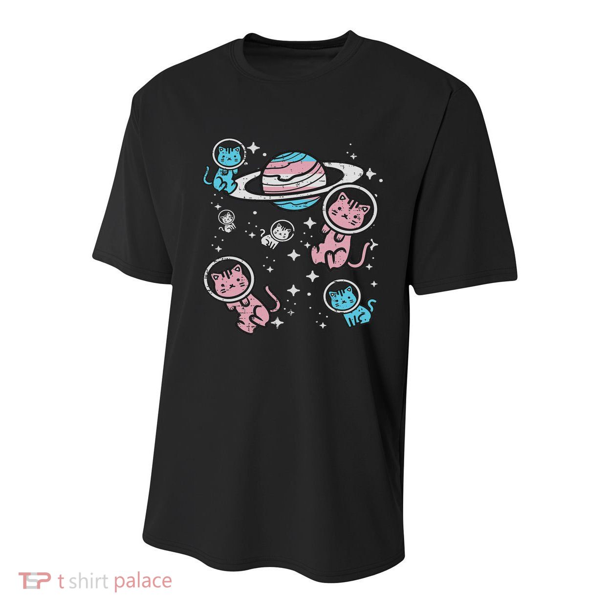 Cats In Space Transsexual Pride Month Lgbt Youth Performance Sprint T-Shirt
