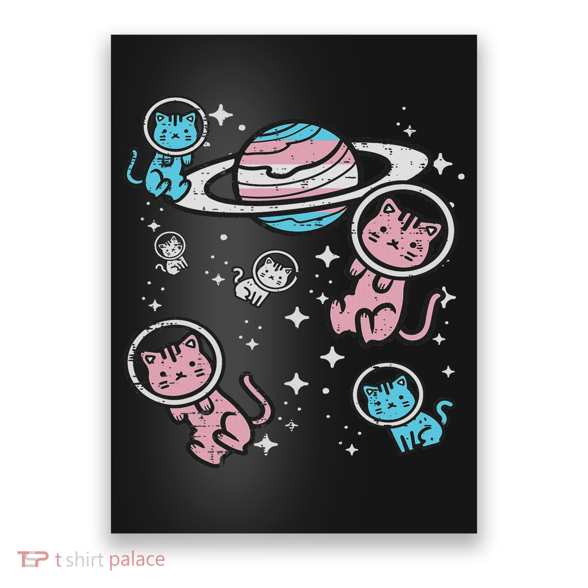 Cats In Space Transsexual Pride Month Lgbt Poster