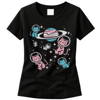 Cats In Space Transsexual Pride Month Lgbt Womens T-Shirt