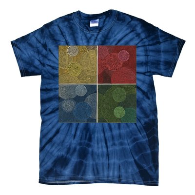 Circles In Squares Tie-Dye T-Shirt