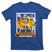 Coffee Ing Skeleton Lazy Diy Halloween Costume Meaningful Gift T-Shirt