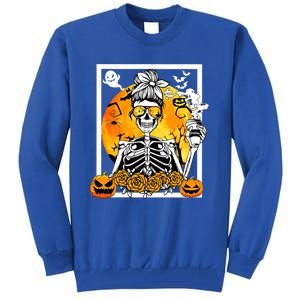 Coffee Ing Skeleton Lazy Diy Halloween Costume Meaningful Gift Tall Sweatshirt