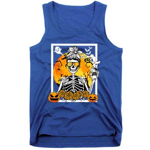 Coffee Ing Skeleton Lazy Diy Halloween Costume Meaningful Gift Tank Top