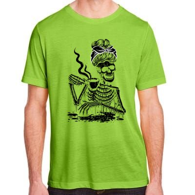 Coffee Ing Skeleton Lazy Diy Halloween Costume Gift Adult ChromaSoft Performance T-Shirt