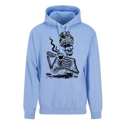 Coffee Ing Skeleton Lazy Diy Halloween Costume Gift Unisex Surf Hoodie