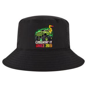 Crushin It Since 2019 5 Year Old Monster Truck Cool Comfort Performance Bucket Hat