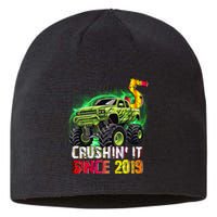 Crushin It Since 2019 5 Year Old Monster Truck Sustainable Beanie