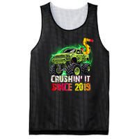 Crushin It Since 2019 5 Year Old Monster Truck Mesh Reversible Basketball Jersey Tank