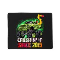 Crushin It Since 2019 5 Year Old Monster Truck Mousepad