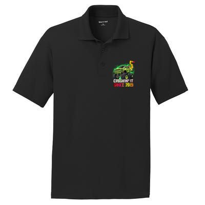 Crushin It Since 2019 5 Year Old Monster Truck PosiCharge RacerMesh Polo