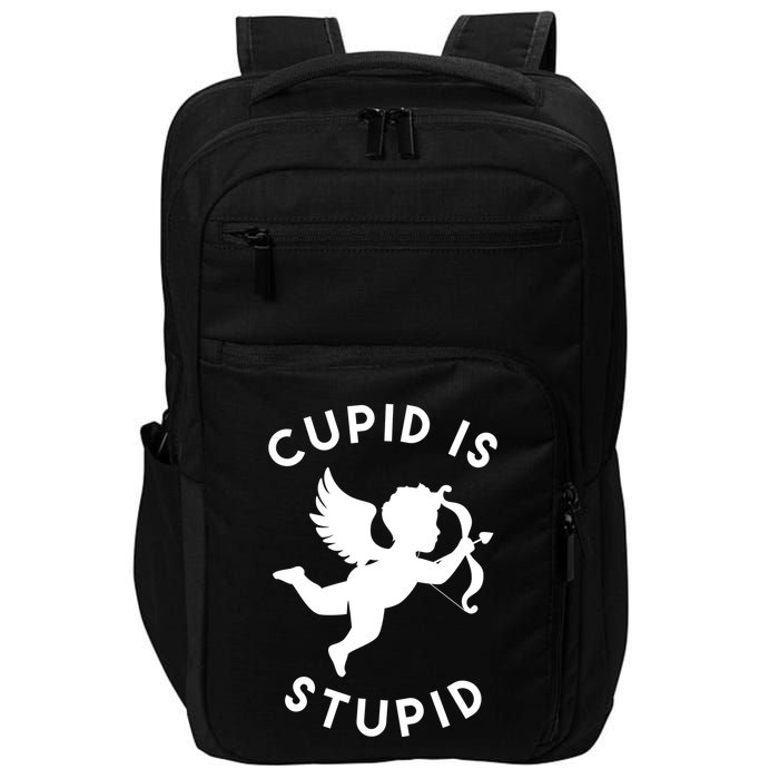 Cupid Is Stupid Anti Valentine Impact Tech Backpack