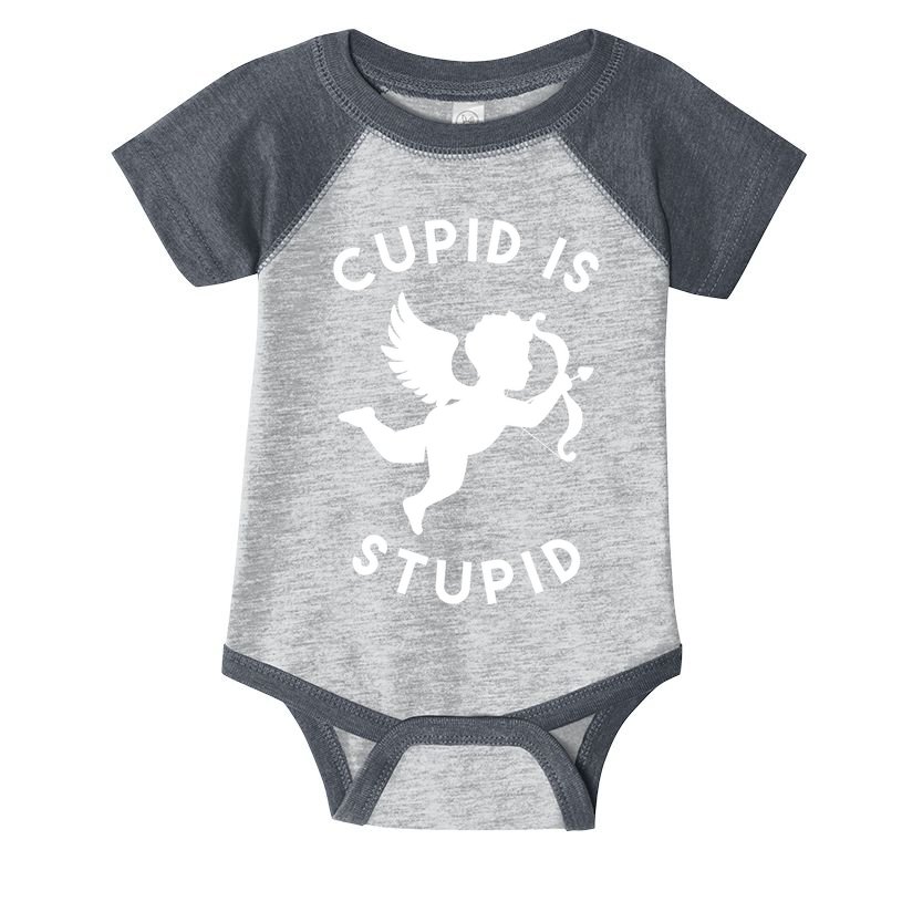 Cupid Is Stupid Anti Valentine Infant Baby Jersey Bodysuit
