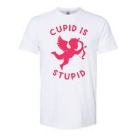 Cupid Is Stupid Anti Valentine Softstyle CVC T-Shirt