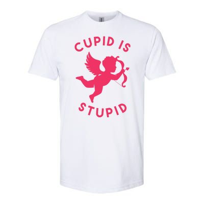 Cupid Is Stupid Anti Valentine Softstyle CVC T-Shirt