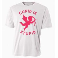 Cupid Is Stupid Anti Valentine Cooling Performance Crew T-Shirt