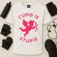 Cupid Is Stupid Anti Valentine Cooling Performance Crew T-Shirt