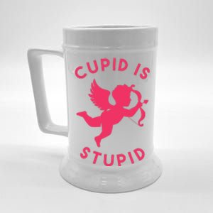 Cupid Is Stupid Anti Valentine Beer Stein