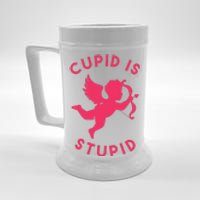 Cupid Is Stupid Anti Valentine Beer Stein