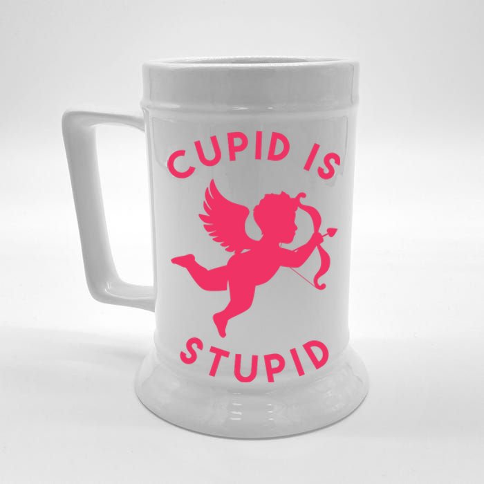 Cupid Is Stupid Anti Valentine Beer Stein