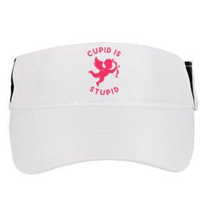 Cupid Is Stupid Anti Valentine Adult Drive Performance Visor