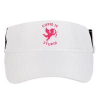 Cupid Is Stupid Anti Valentine Adult Drive Performance Visor