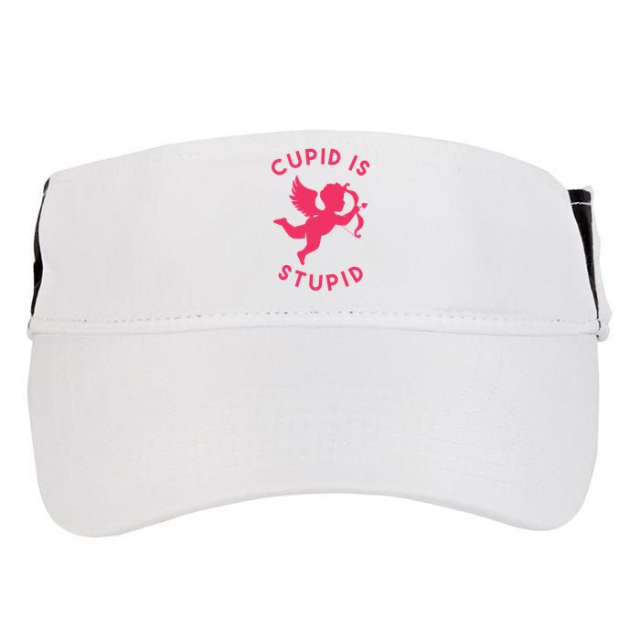 Cupid Is Stupid Anti Valentine Adult Drive Performance Visor