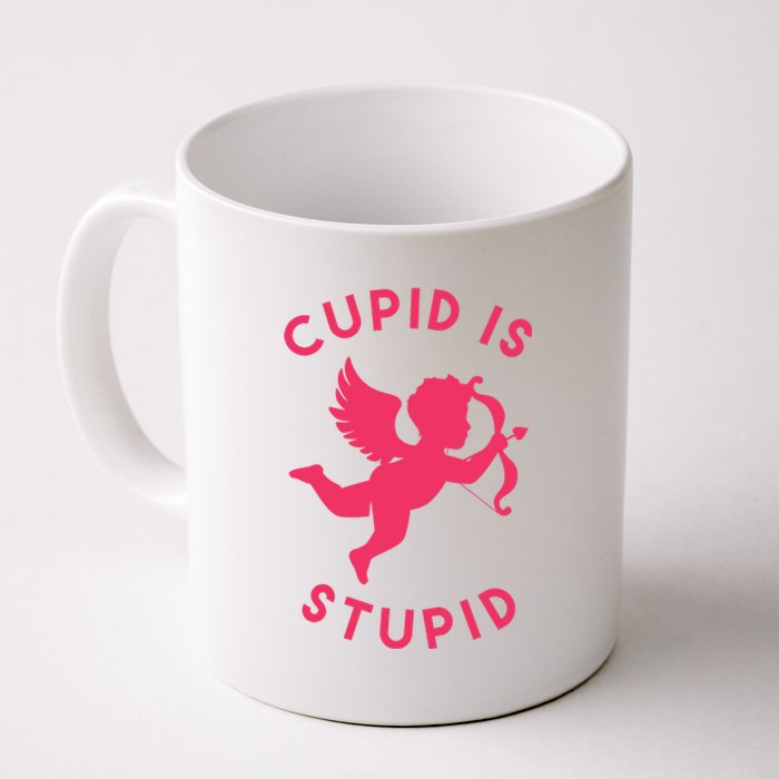 Cupid Is Stupid Anti Valentine Coffee Mug