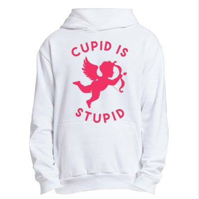 Cupid Is Stupid Anti Valentine Urban Pullover Hoodie