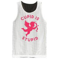 Cupid Is Stupid Anti Valentine Mesh Reversible Basketball Jersey Tank