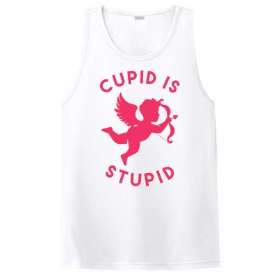 Cupid Is Stupid Anti Valentine PosiCharge Competitor Tank