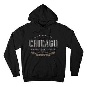 Chicago Illinois Souvenir Hoodie