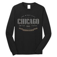 Chicago Illinois Souvenir Long Sleeve Shirt