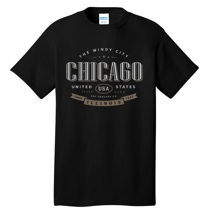 Chicago Illinois Souvenir Tall T-Shirt