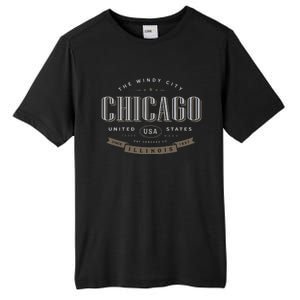 Chicago Illinois Souvenir Tall Fusion ChromaSoft Performance T-Shirt