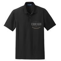 Chicago Illinois Souvenir Dry Zone Grid Polo