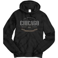 Chicago Illinois Souvenir Tie Dye Hoodie