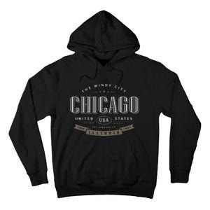 Chicago Illinois Souvenir Tall Hoodie