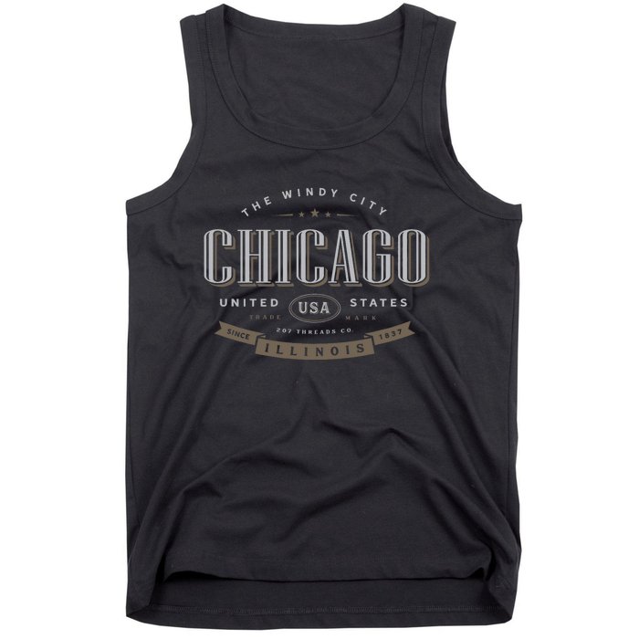 Chicago Illinois Souvenir Tank Top