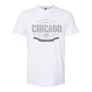 Chicago Illinois Souvenir Softstyle CVC T-Shirt