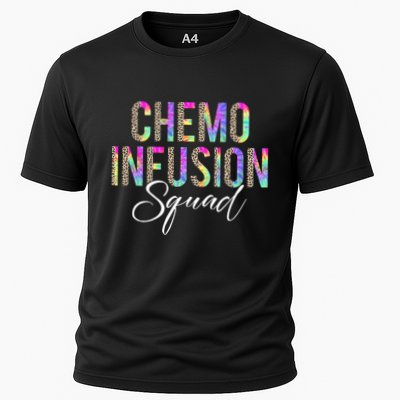Chemo Infusion Squad Leopard Tie Dye Chemo Infusion Nurse Performance Shirt