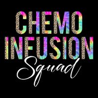 Chemo Infusion Squad Leopard Tie Dye Chemo Infusion Nurse Cooling Performance Crew T-Shirt
