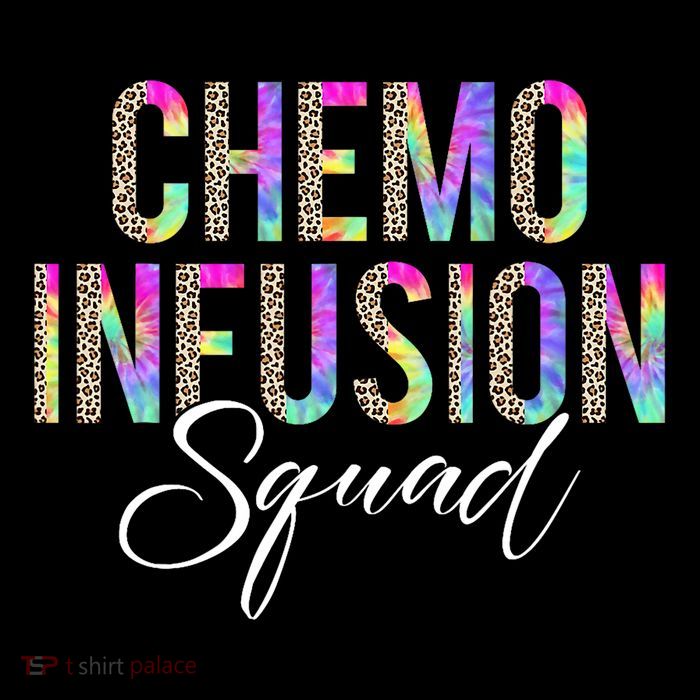 Chemo Infusion Squad Leopard Tie Dye Chemo Infusion Nurse Tall T-Shirt