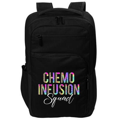 Chemo Infusion Squad Leopard Tie Dye Chemo Infusion Nurse Impact Tech Backpack