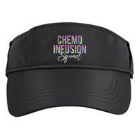Chemo Infusion Squad Leopard Tie Dye Chemo Infusion Nurse Adult Drive Performance Visor